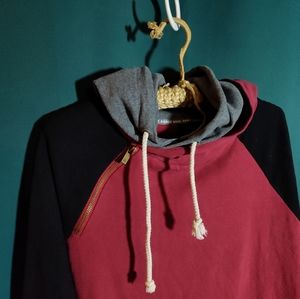 ampersand ave double hoodie w/ zipper